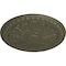 Ekena Millwork Raymond Ceiling Medallion (Fits Canopies up to 5 3/8"), Hand-Painted Witch Hazel, 18"OD x 1 1/4"P CM18RA2WHF - alternate 2
